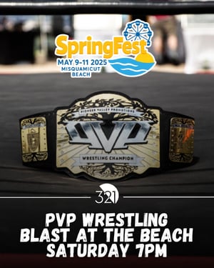 Blast at the Beach Live at Springfest with PVP Wrestling!