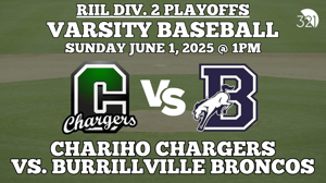 RIIL Div. 2 Opening Round | Chariho Chargers vs. Burrillville | Varsity Baseball | June 1, 2025
