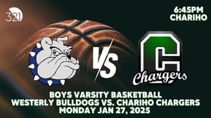 Westerly Bulldogs vs. Chariho Chargers | Boys Varsity Basketball | January 27, 2025