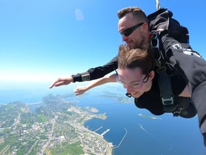 Skydiving for a Cause with Ocean Community Chamber of Commerce