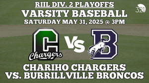 RIIL Div. 2 Playoffs | Chariho Chargers vs. Burrillville Broncos | Varsity Baseball | May 31, 2025