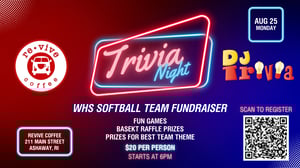 Westerly Girls Softball Trivia Fundraiser at Revive Coffee